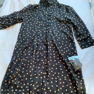 Seraphine maternity polka dot dress